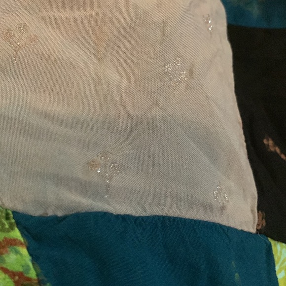 Paths Of The Spirit Bohemian Gypsy Patchwork Parachute Pants Size L/XL - Picture 6 of 14